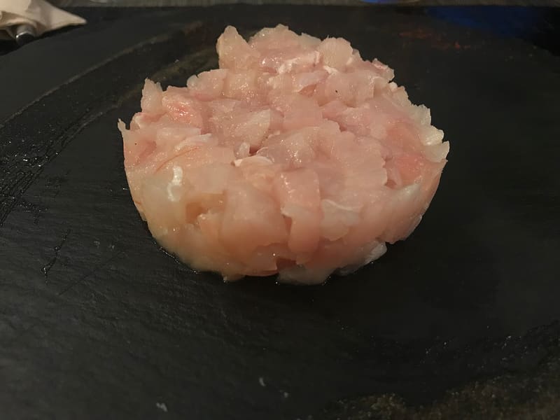 Foto di esempio: tartare di pesce