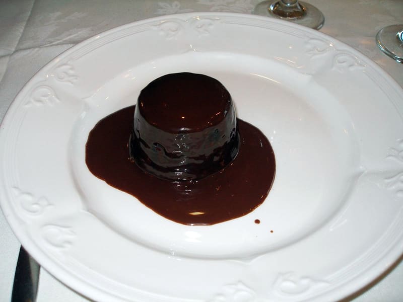 Foto di esempio: tortino al cioccolato dal cuore morbido