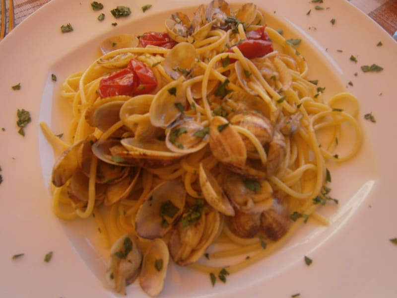 Foto di esempio: spaghetti alle vongole